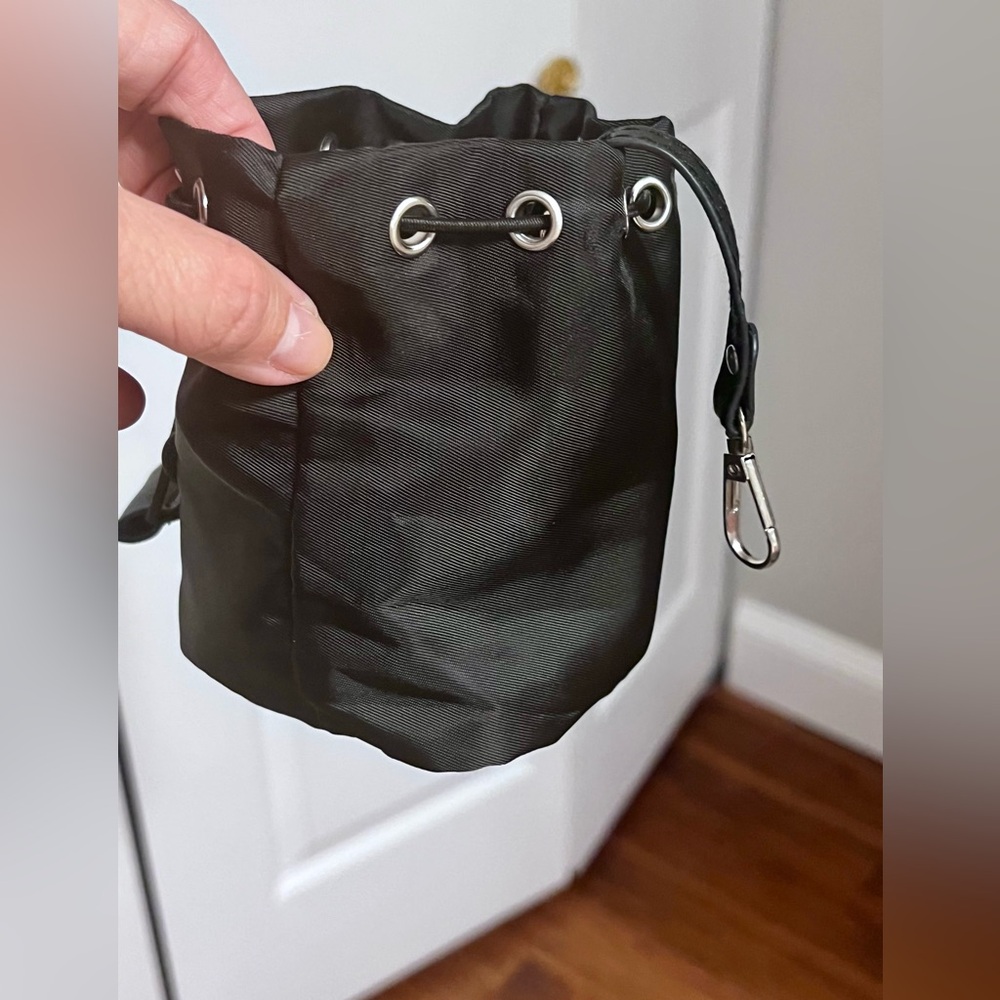 Prada Black Drawstring small pouch - image 8